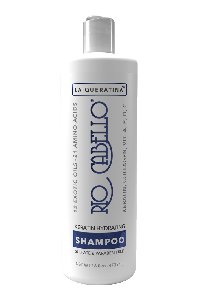 RIO CABELLO ® Home Care - Keratin Hydrating Shampoo La Queratina Sulfate & Paraben Free (16 fl oz)