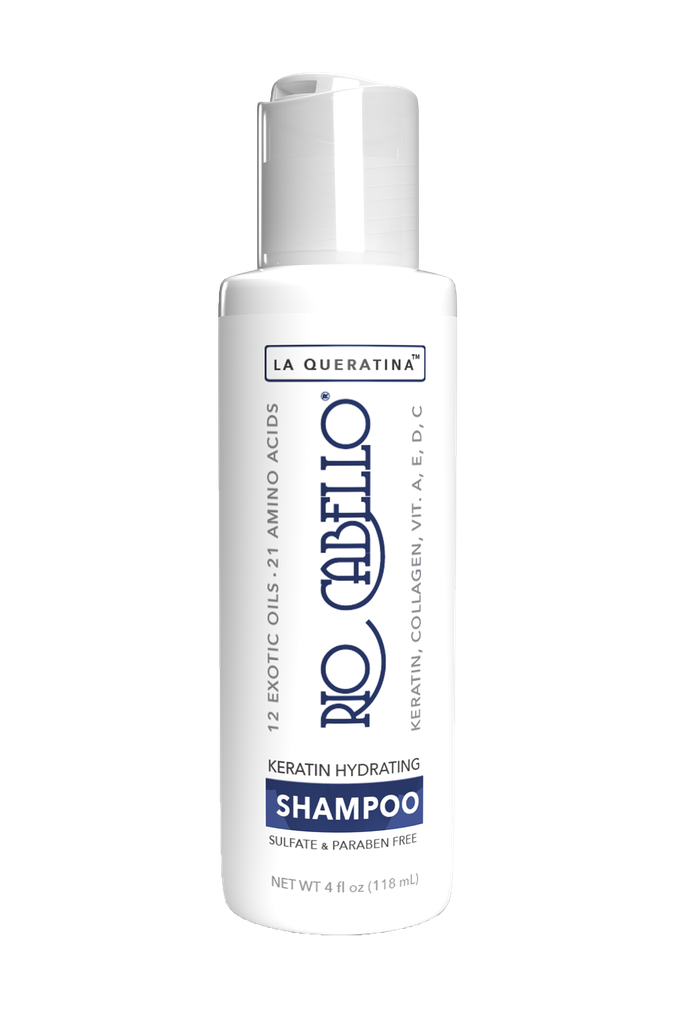 RIO CABELLO ® Home Care - Keratin Hydrating Shampoo La Queratina Sulfate & Paraben Free (4 fl oz)