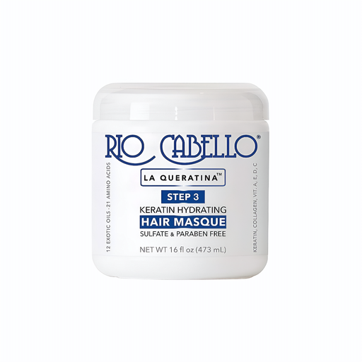 RIO CABELLO ® Home Care - Step 3 Keratin Hydrating Hair Masque (16 fl oz)