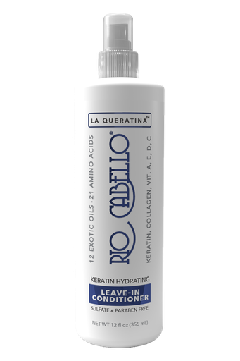 RIO CABELLO ® Home Care - Keratin Hydrating Leave-In Conditioner La Queratina Sulfate & Paraben Free (12 fl oz)